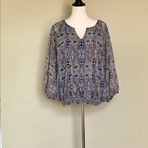 Christopher & Banks Blouse, Size L